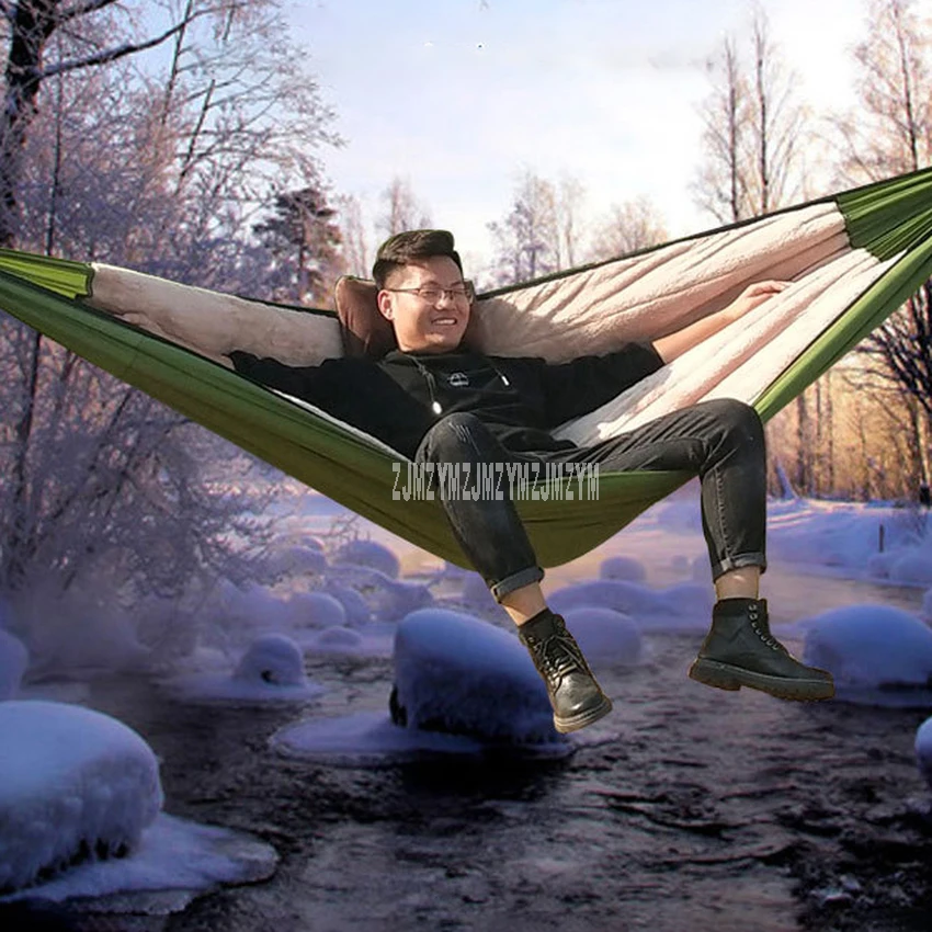 

Multifunction Hammock Sleeping Bag Down Cotton Filling Winter Warm Hammock Underquilt Outdoor Camping Hammock With Zipper Design