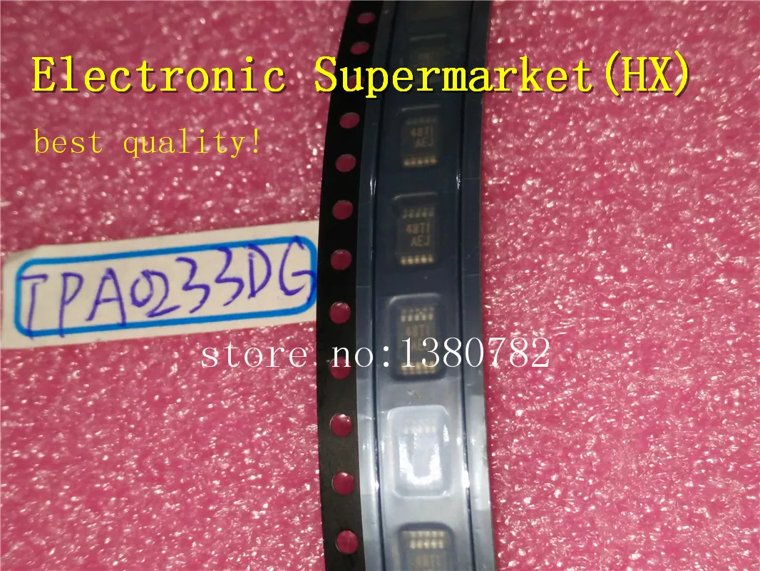 100% New and original  TPA0233DGQR  TPA0233 MSOP-10 IN stock!