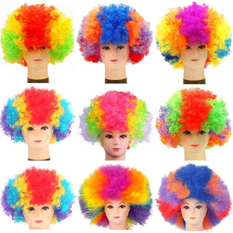 Косплэй вечерние разноцветные парики способный преодолевать Броды для взрослых
