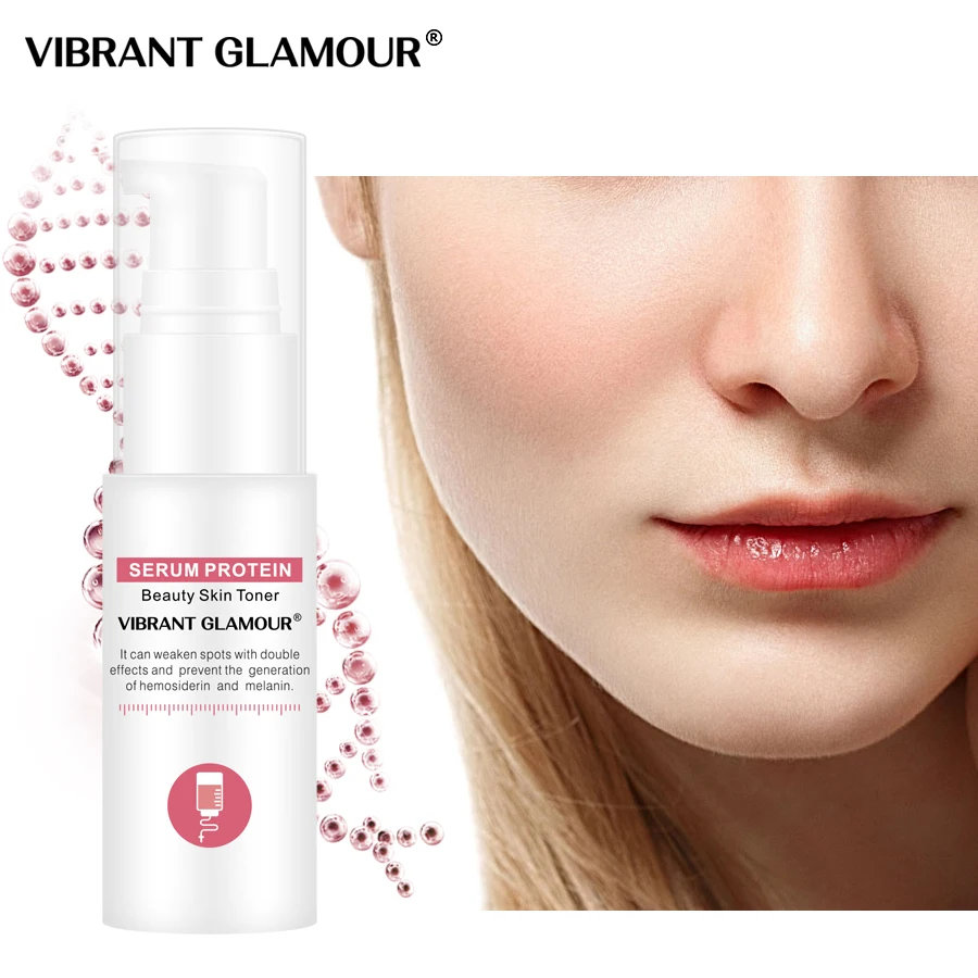 

VIBRANT GLAMOUR Serum Protein Face Toner Moisturizing Whitening Face Serum Shrink Pores Relieve The Redness Sensitive Skin Care