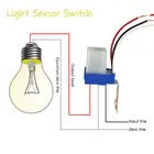 Фотоэлемент для уличной лампы с автоматическим включением и выключением, 10 А