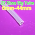 1 м 27 размеров от 6 мм до 44 мм пищевой Прозрачная силиконовая труба резиновый шланг водопроводный газовый шланг Прямая поставка