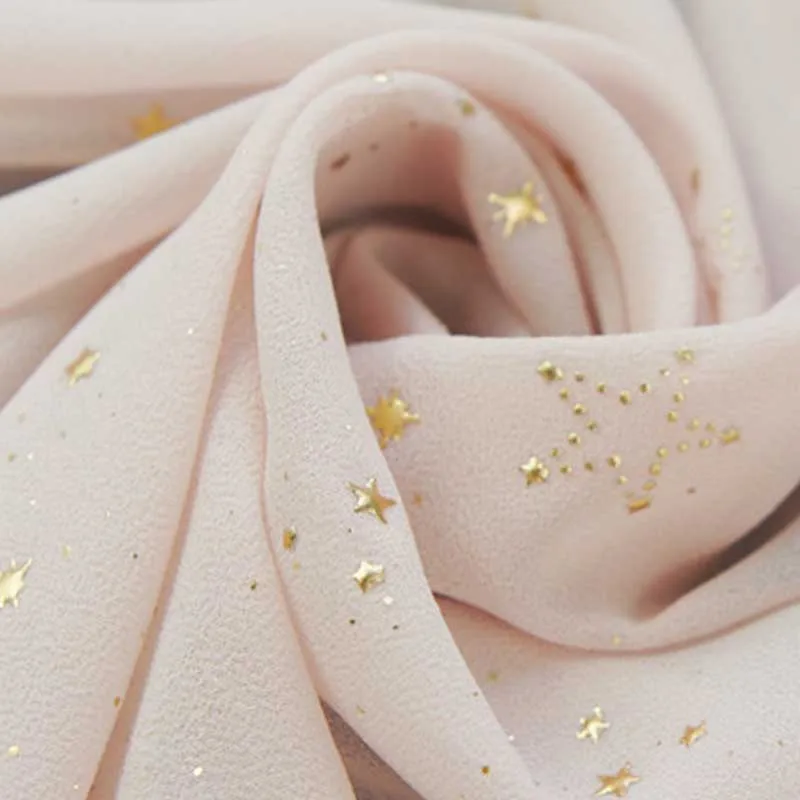 Красивая шифоновая бронзовая пентаграмма ткань сделай сам ручная работа