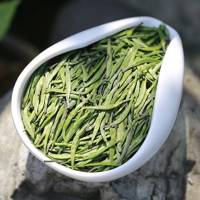 

Китайский новый весенний чай Que She с зеленым ворсом, уход за здоровьем, зеленая еда для похудения