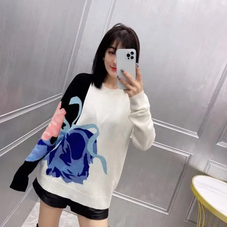 

Sweaters YK12447 Fashion 2021 Runway Luxury famous Brand European Design party style women's Clothing