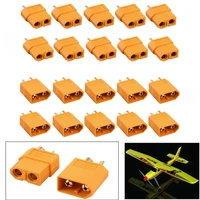 1 pair xt60 xt 60 male female bullet connectors for rc lipo battery connector set male female gold plated banana plugs