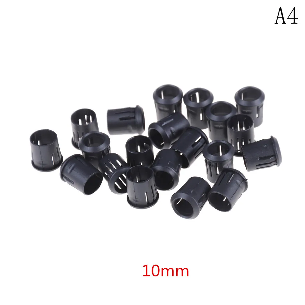 

20pcs Lamp LED Black Plastic 3mm/5mm/8mm/10mm Diode Holder Black Clip Bezel Socket Mount