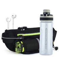 running waist belt bag marathon with water bottle for 4 8 6 6 inch phone sports trail running bag men women fanny pack