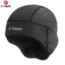 X-TIGER Мужская зимняя ветрозащитная Теплая Флисовая велосипедная Кепка для бега, катания на лыжах, езды на мотоцикле, головной убор для женщин, горный велосипед, головные уборы для велоспорта