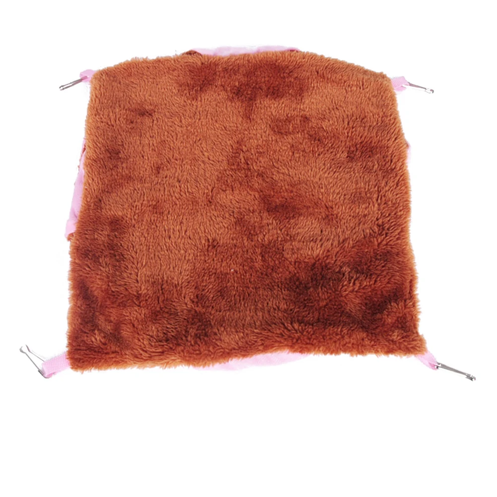 

Pet Hammock Three-tier Maze Plush Keeping Warm Hanging Hamster Sleeping Bag Tool