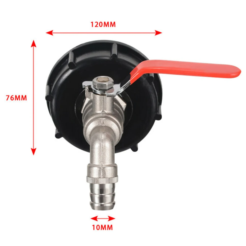 

S60x6 IBC tank tap adapter Adapter 12x9x7.6cm Accessory Replacement New