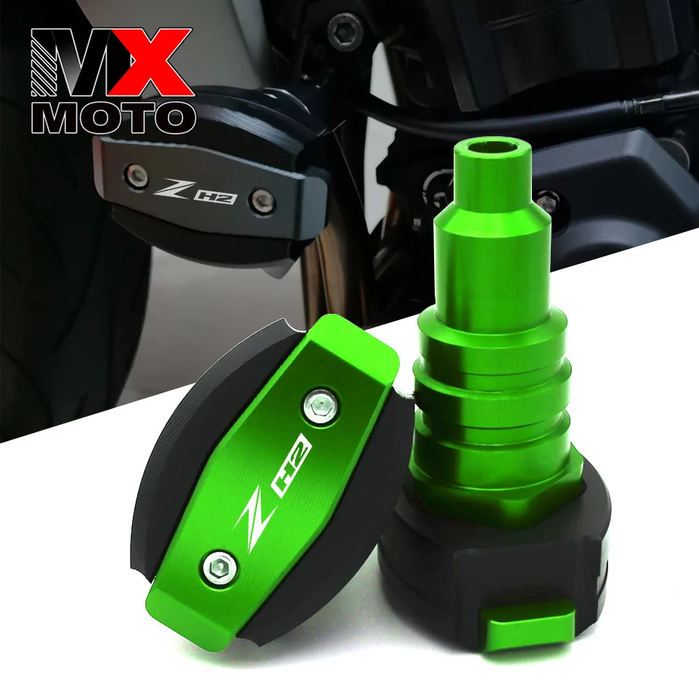 

Suitable for Kawasaki motorcycle ZH2 CNC aluminum alloy landing protection body fall protection protective glue zh2 2020 2021