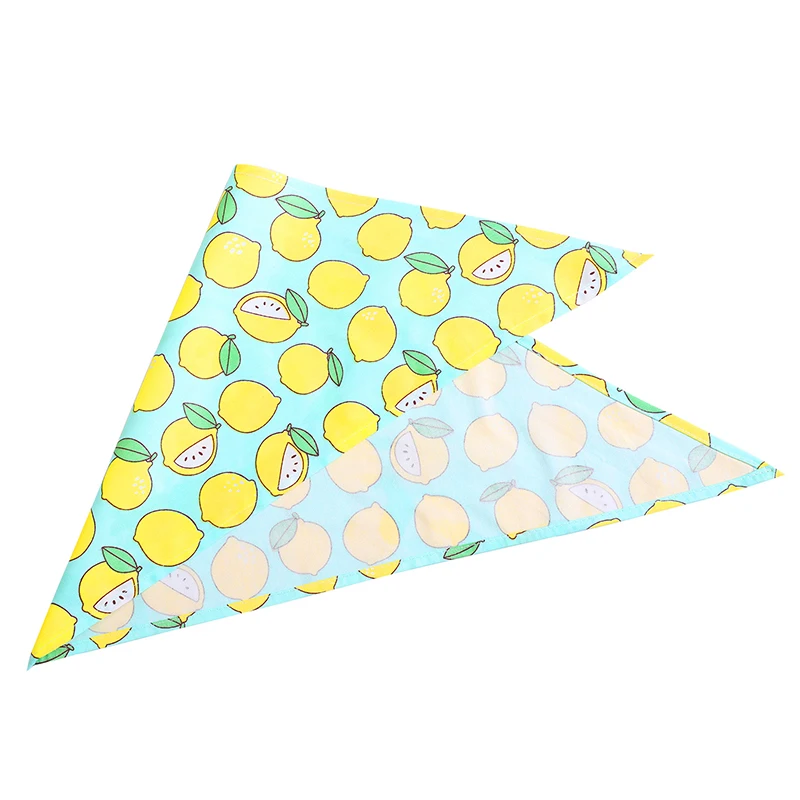 

Pet Dog Cat Fruit Pattern Neck Scarf Adjustable Cotton Necktie Bandana Collar Neckerchief Dog Grooming Accessories