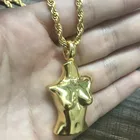 Женское Ожерелье-цепочка из нержавеющей стали, в стиле панк