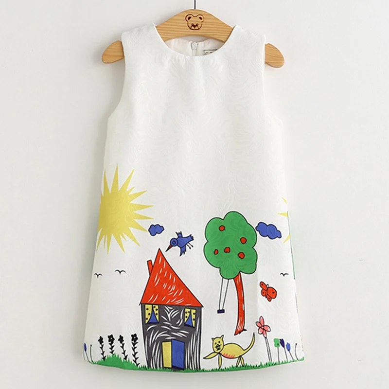 Осеннее платье для девочек Лидер продаж 2020 года детское однотонное Повседневное