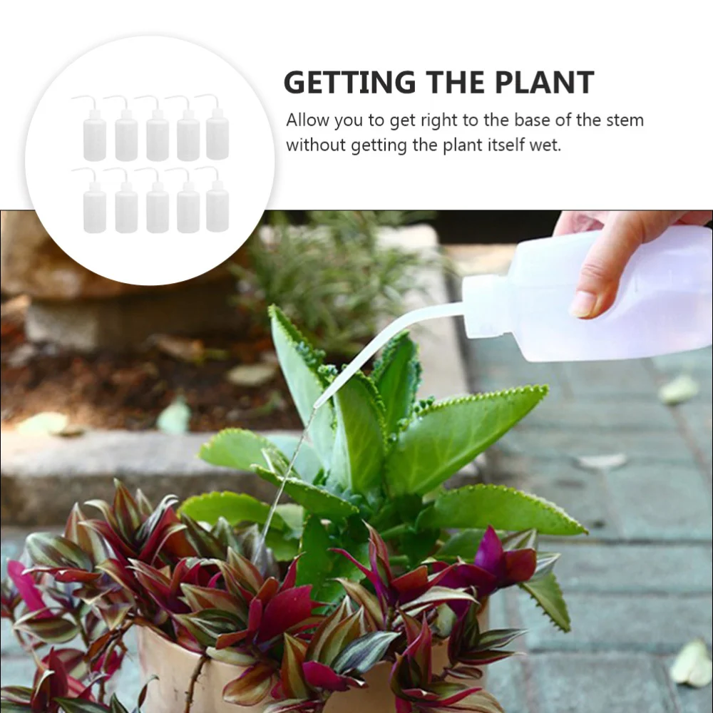 

10pcs 250ML Squeeze Bottle Wash Bottle Watering Tool Liquid Storage Bottles