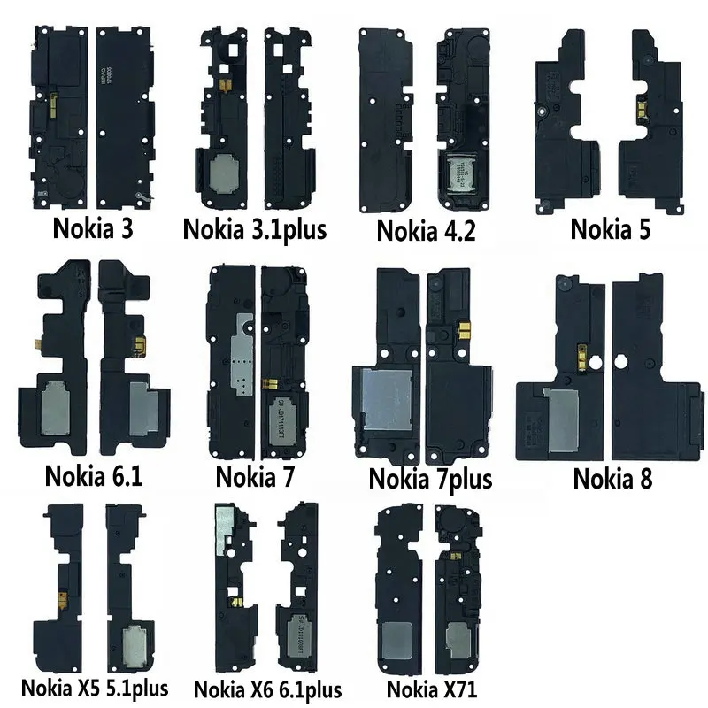 

New Loud Speaker Buzzer Ringer Flex Replacement Parts For Nokia 3 3.1plus 4.2 5 6.1 7 7plus 8 X5 5.1plus X6 6.1plus X71