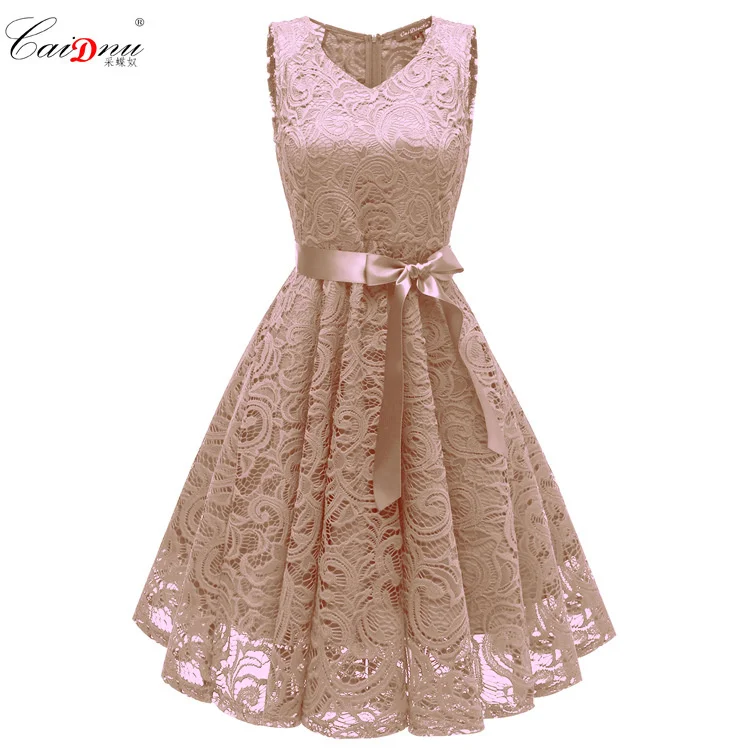 

2021 spring and summer Bridesmaid Dress V-neck Sexy Lace Dress