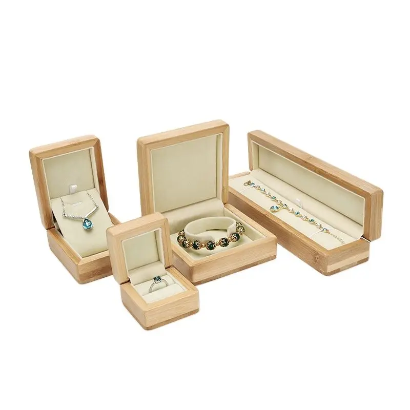 Jewelry box solid wood factory direct sales retro jewelry box custom high-end solid wood wholesale creative box custom