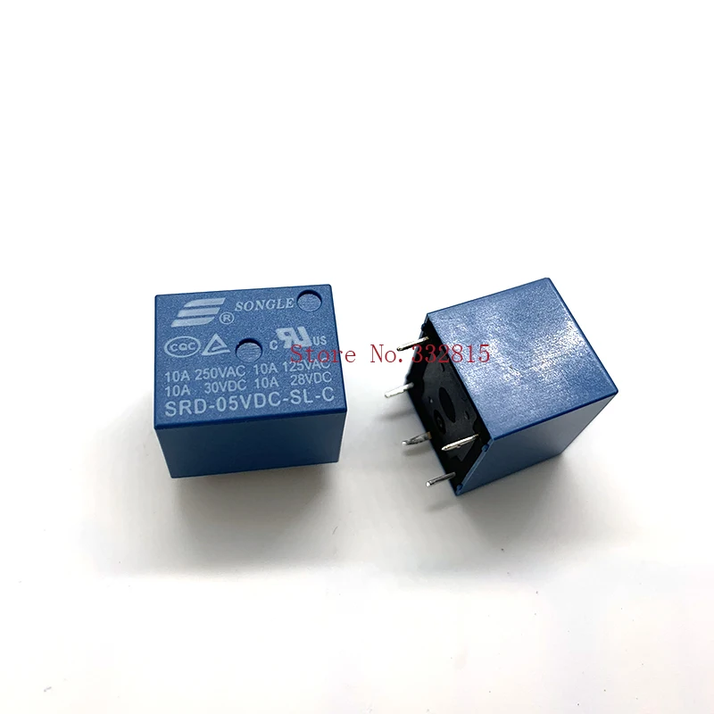 10 шт. SRD-05VDC-SL-C Реле T73 5PIN 10A 5В SONGLE SRD-5VDC-SL-C Оригинал ROHS Бесплатная доставка D. |