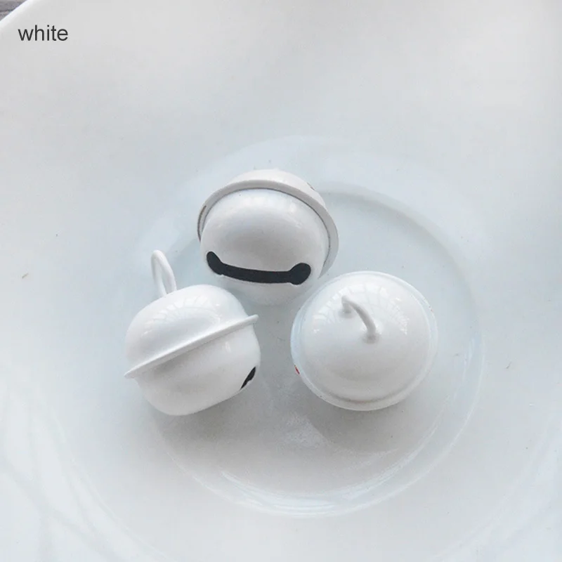 

20PCS/set Jingle Bells Handmade Candy Color DIY Crafts christmas small bells tree decoration new year's accessories