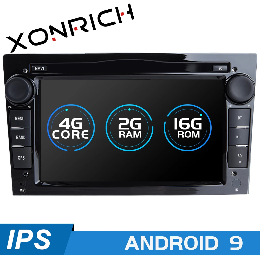 2 Din Android 9 0 автомобильный DVD плеер для Opel Vectra C Zafira B Corsa D Astra H G J Meriva Vivaro