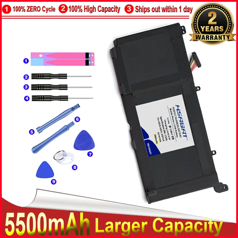 Аккумулятор HSABAT 0 Cycle для ASUS VivoBook C31 S551 S551L S551LB S551LA R553L R553LN R553LF K551L K551LN V551L