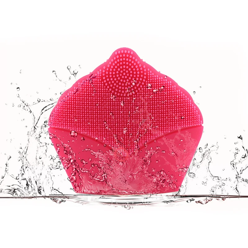 USB Rechargeable Silicone Face Clean Brush Sonic Facial Massager Electric Pore Cleaner Washing Machine Waterproof 1 Piece | Красота и