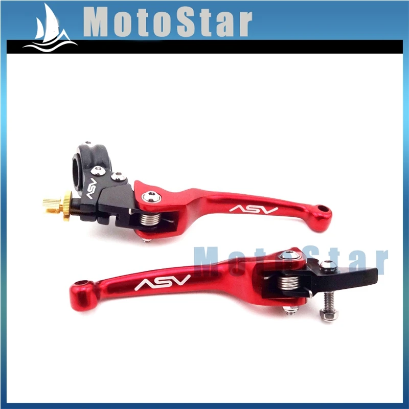 Красный тормозной рычаг сцепления для мотоцикла Pit Dirt Bike 50cc 110cc 125cc 140cc 150cc 160cc SSR