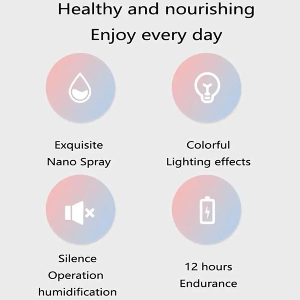 

Large Air Diffuser Usb Colorful Cup Humidifier Air Purifier Decoration Car Humidifier For Family Bedroom Mini Humidifier