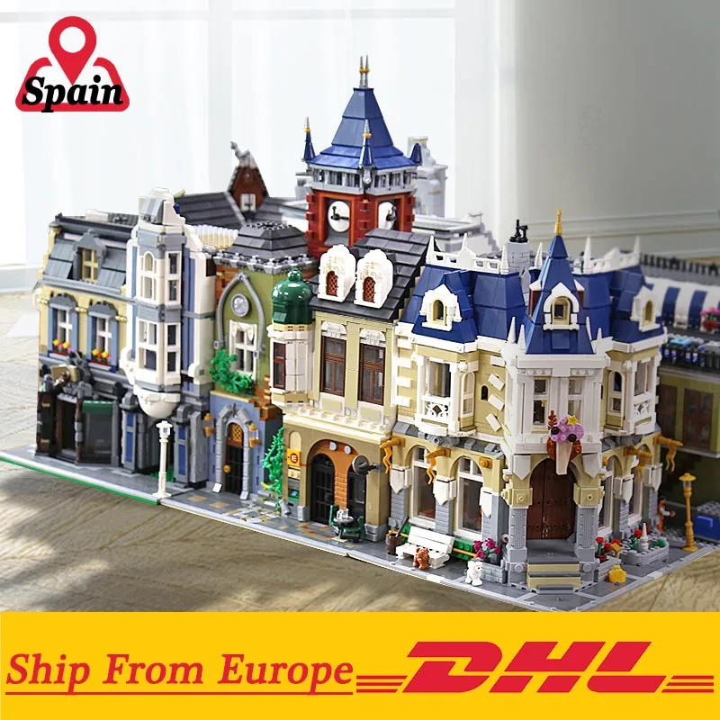 Корабль из ЕС романтический ресторанный набор уличный вид европейских домов