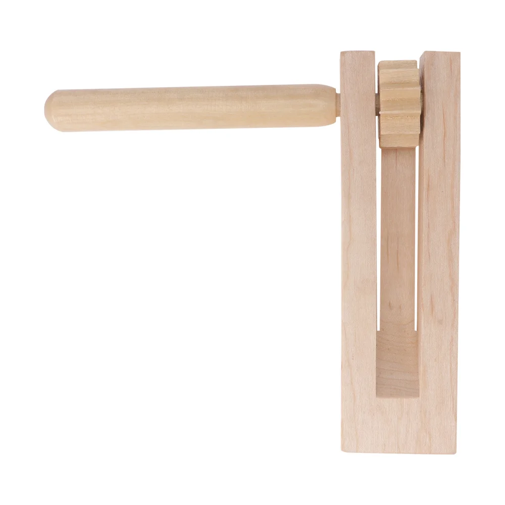 

1pc Ratchet Noise Maker Wooden Hand Musical Instrument Matraca for Kids
