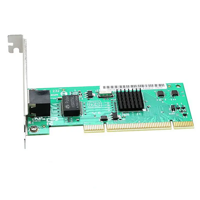 PCI гигабитный сетевой карты последние оптического RJ45 с чипом Realtek Intel82540EM|gigabit network