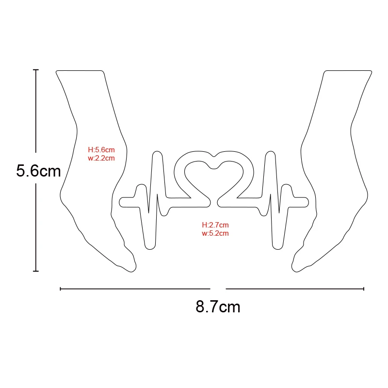 Ручная любовь жесты металлические штампы для рукоделия Скрапбукинг бумажные