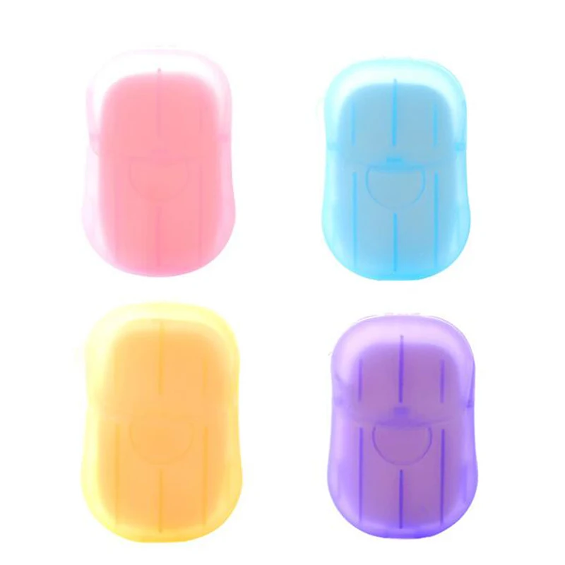 Оптовая продажа 200 шт. = 10 коробок портативное мыло одноразовое коробка для