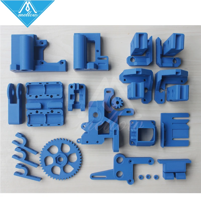 Цветной Reprap i3 переработанный 3D принтер PLA необходимые пла пластиковые детали