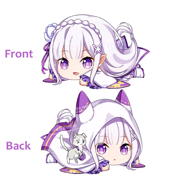 

Аниме Re:Zero пусковая жизнь в другом мире Эмилия Косплей Кукла Мягкая Плюшевая Мягкая Подушка игрушка с двойной боковой печатью
