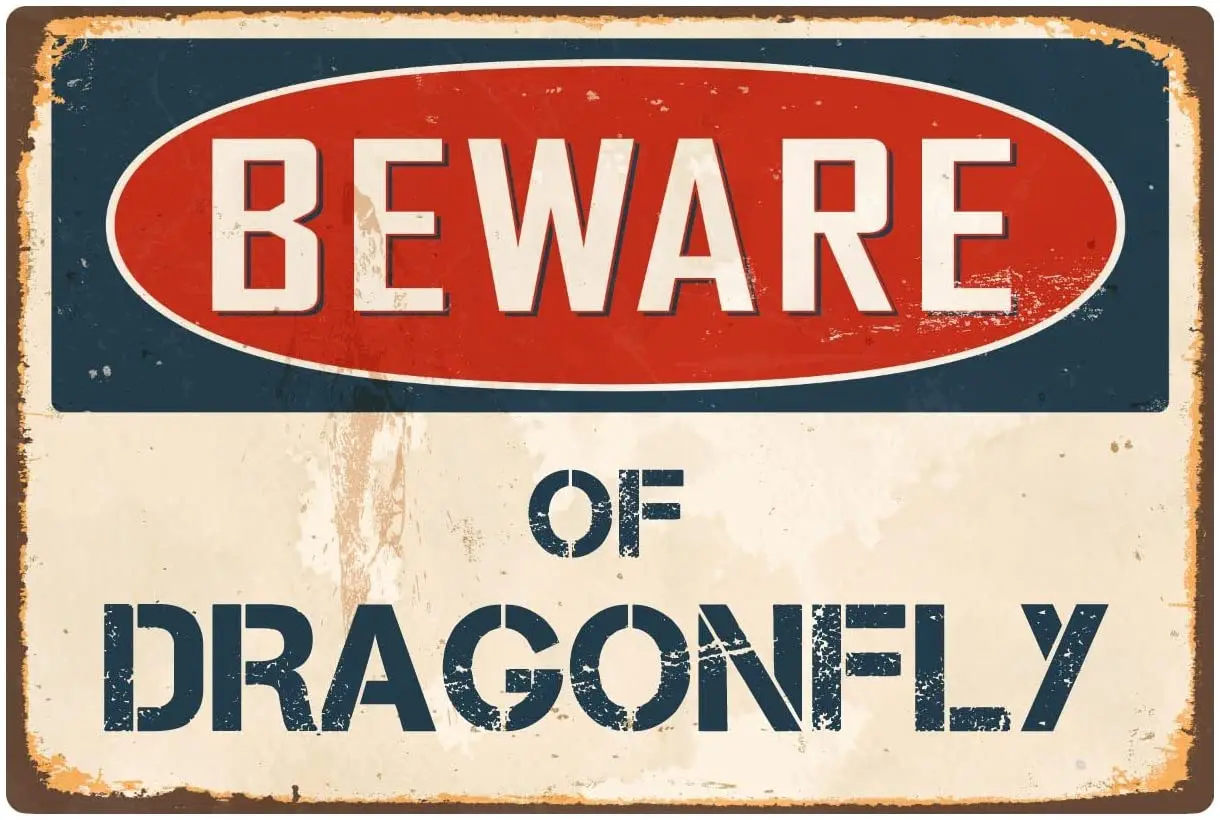 

Стикеры, пират, Остерегайтесь Стрекозы 8x12, винтажный Алюминиевый металлический знак в стиле ретро VS18