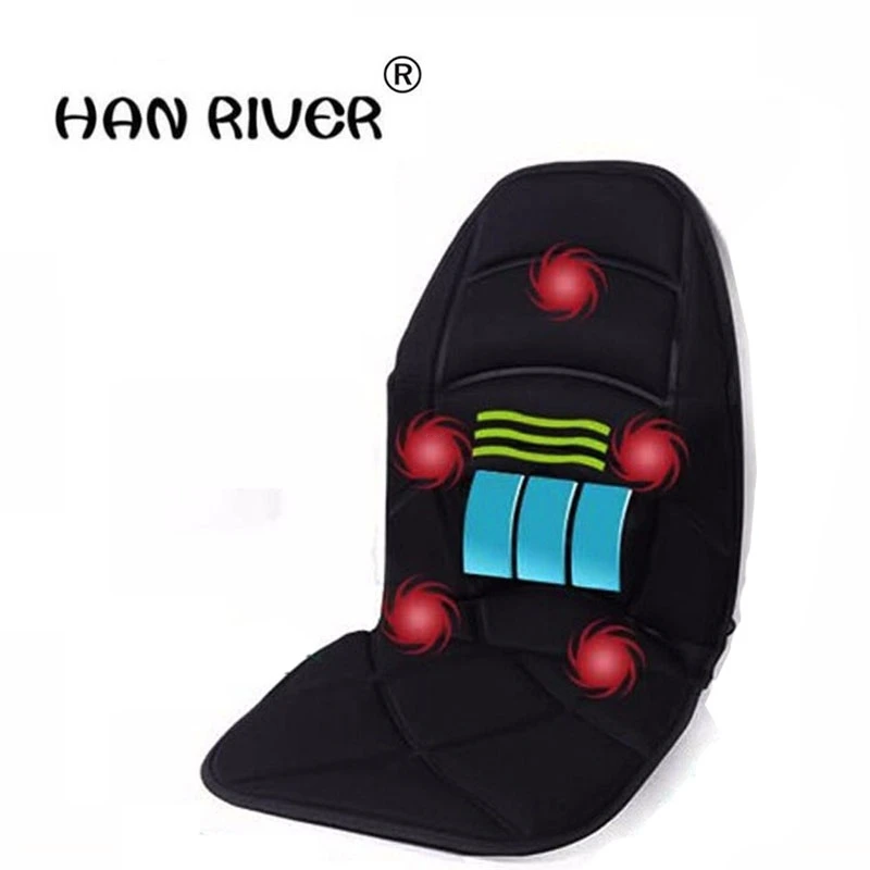 Массажная подушка для шеи и спины домашняя автомобильная с магнитным полем