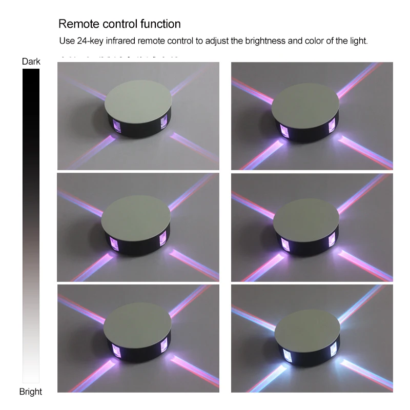 Светодиодный настенный светильник RGB для крыльца, современный встраиваемый светильник 9 Вт/12 Вт, красочные бра, фойе, декор для гостиной, коридора, внутреннее освещение ZBD0005