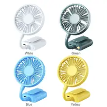 Mini Portable  Backpack Clip Fan USB Rechargeable Silent Cooling Fans Desktop Fan Dormitory Stroller Outdoor Travel Air Cooler