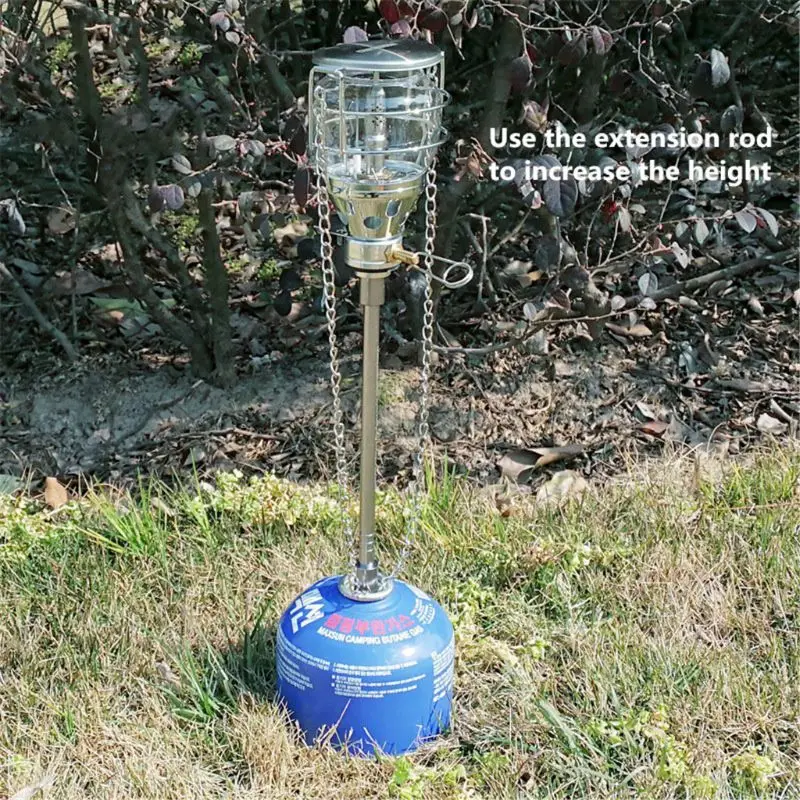 

Gas Lantern Extension Tube Blow Torch Extender Camping Lamp Extension Rod Cooking Stove Gas Tank Converter Extension Rod