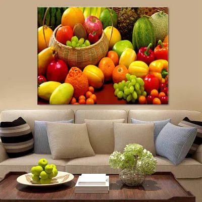 Тема кухни декоративное полотно художественные принты различные фрукты