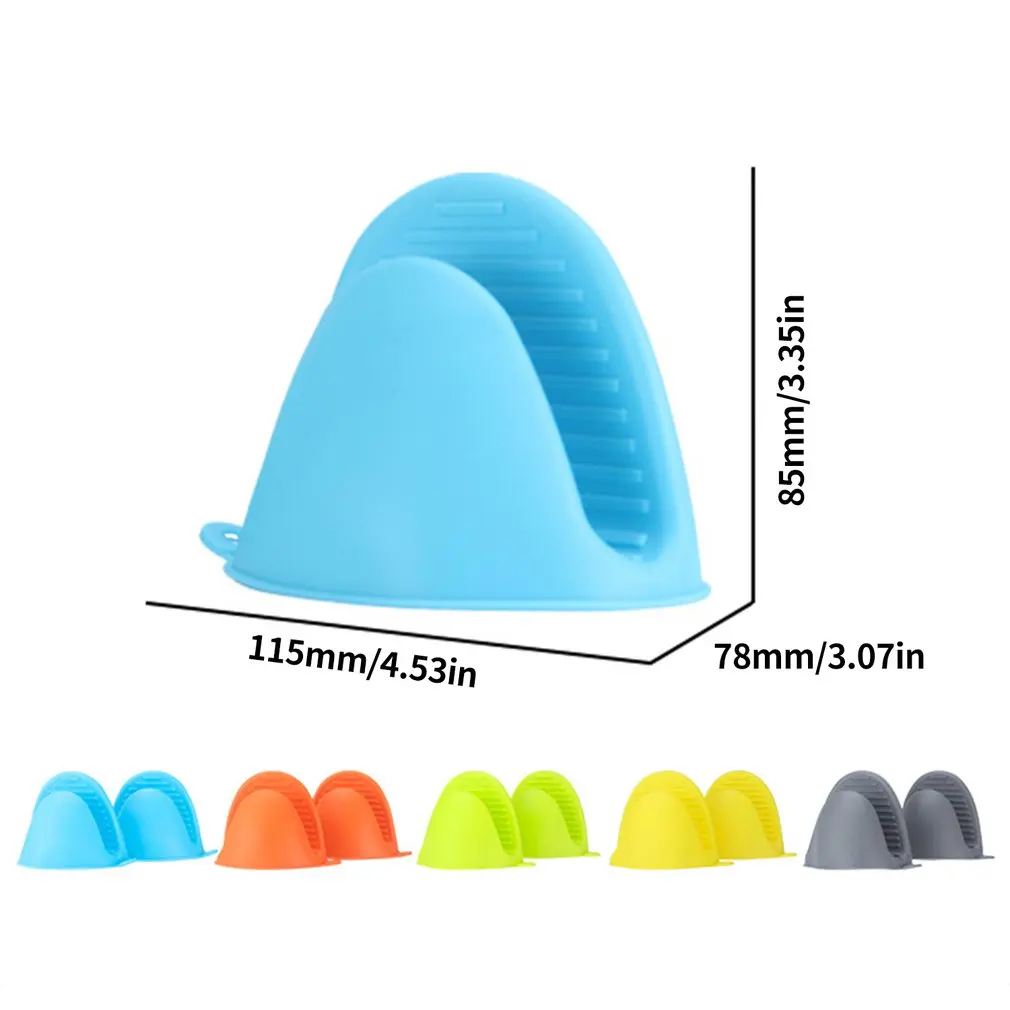 Утолщенные анти обжигающие силиконовые зажимы для рук духовки