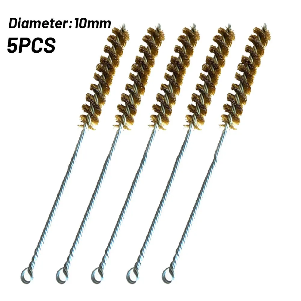 

10-30mm 5pcs Cleaner Pipe Brushes Cleaning Cylinder Deburring Guns Kit