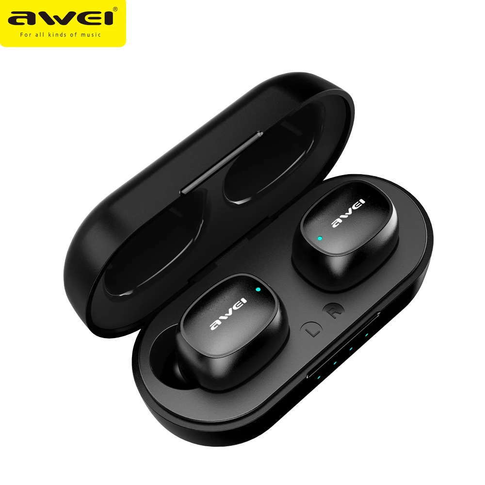 Наушники вкладыши Awei наушники TWS с 5 0 Touch Сенсор Bluetooth Автоматическое Сопряжение