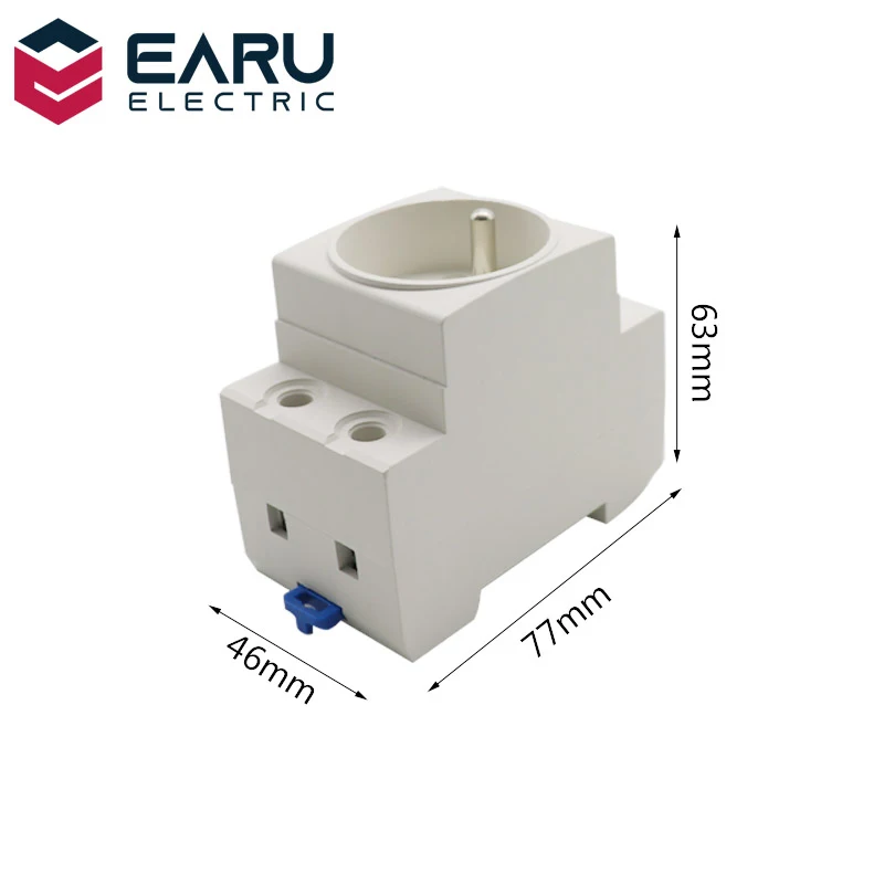 Стандартный модульный разъем питания переменного тока 35 мм с креплением на