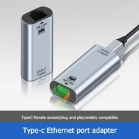 ethernet adapter network card usb type c to rj45 ethernet adapter 101001000 gigabit wired lan network card