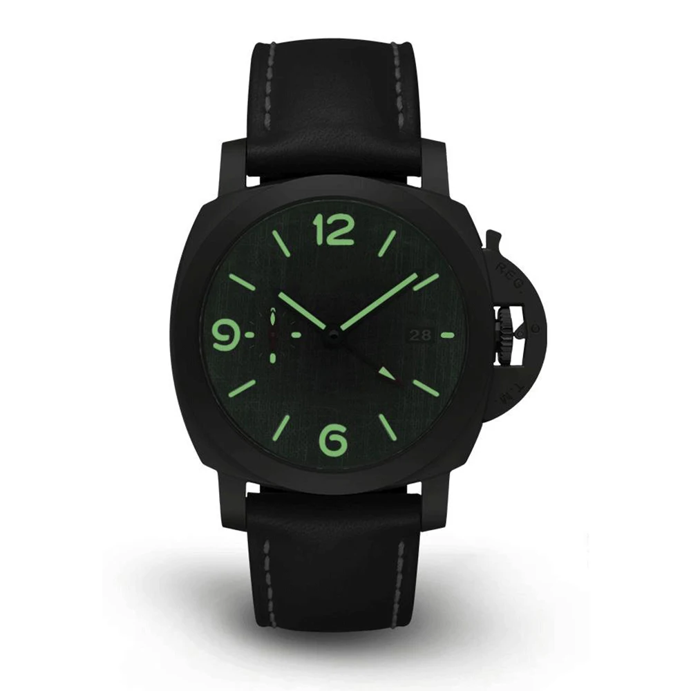 Top Luxury Brand Men's Watches For Men Fashion Sport Chronograph Glow In Dark Quartz Male Leather Wrist Watch Waterproof Clock enlarge