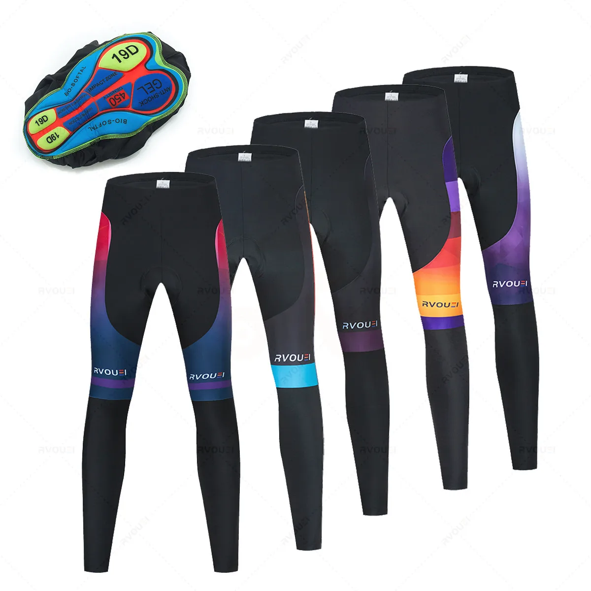 

New Summer Cycling Pants Cycling Long Pants 2022 Autumn Outdoor Bicycle Wear Bib Pants Top quality 19D Gel Pad Bike Trousers